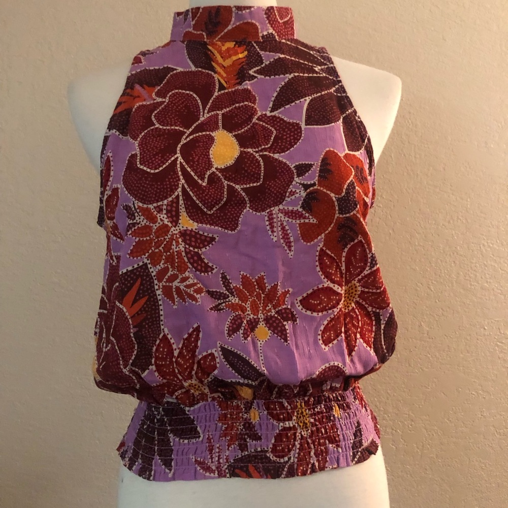 NWT Rachel Roy Floral Top Size XS